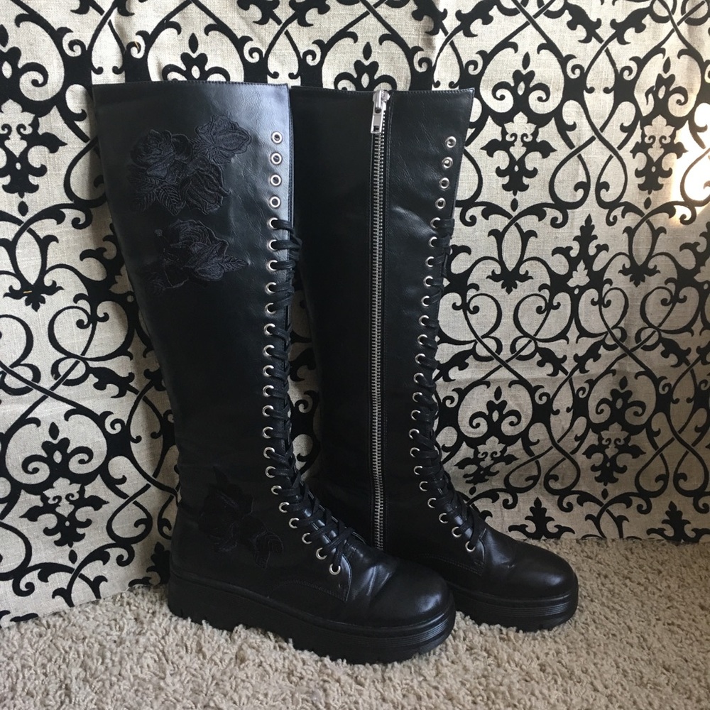 Poster Girl boots from Dolls Kill SZ US 8